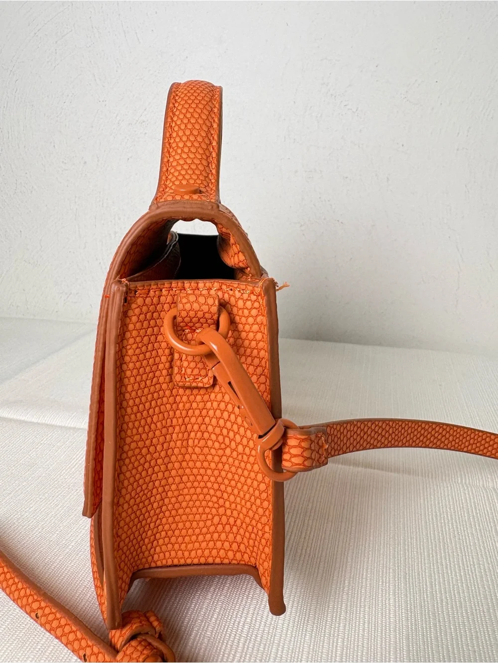ZARA Embossed Mini Bag Crossbody Satchel Purse